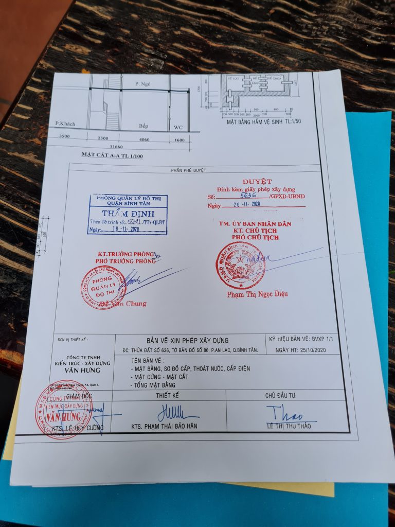 Quy trình xin phép xây dựng phường Tân Tạo