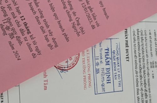 Xin giấy phép xây dựng phường Bình Trị Đông