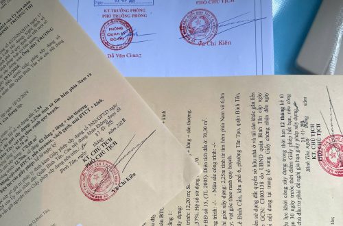 xin phép xây dựng phường Bình Hưng